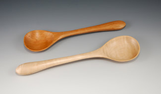 Traditional chef spoon hand carved hardwood gift idea